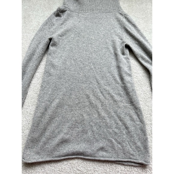 KENAR 100% Cashmere Women's Cowl Neck Sweater Gray Size M - Picture 12 of 12